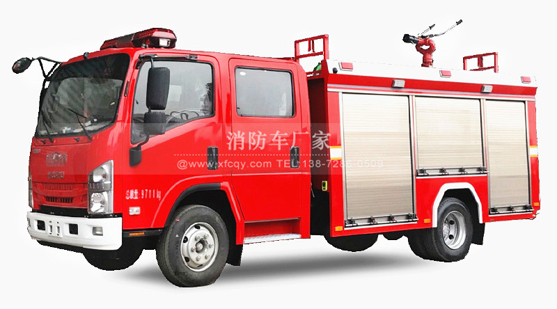 五十鈴3.5噸林區(qū)消防車